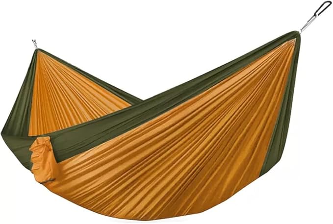 Outdoor Hammock Anti-Rollover Travel Camping Portable Hammock Hanging Chair Outdoor Portable Camping Travel Equipment (Color : Orange, Size : 300 * 200cm)