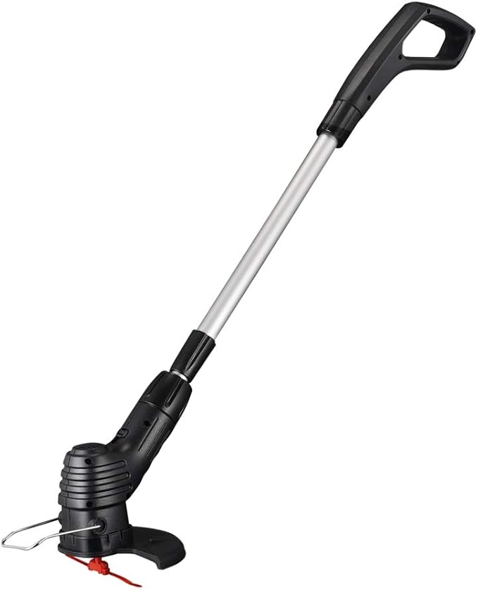 Newooh Garden Tool,Cordless String Trimmer Cordless Rechargeable Grass Trimmer String Grass Trimmer for Garden Lawn Weeding