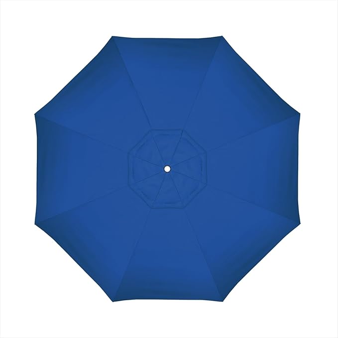 California Umbrella Replacement Canopy Cover in Pacifica Pacific Blue Umbrella, 11' Round