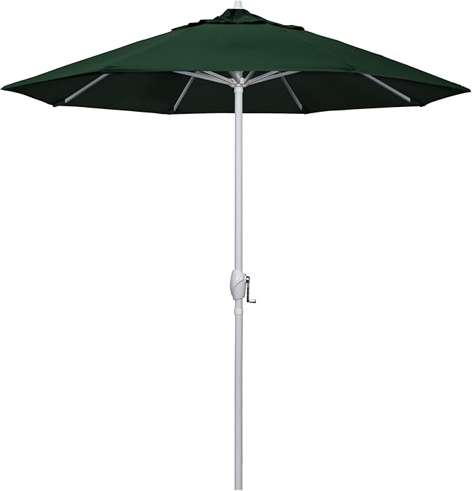 California Umbrella 7.5' Rd Aluminum Patio Umbrella, Crank Lift