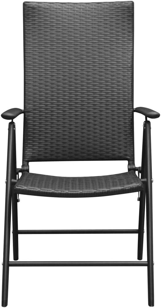 3 Piece Patio Dining Set, Outdoor Sofa Sets Porch Furniture Set Outdoor Lounge Sets Patio Conversation Set for Garden Poolside Negotiation Area Piazza Black and Brown