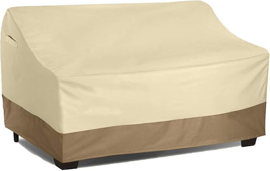 Waterproof Bench/Loveseat Cover, Large Outdoor Furniture Covers Waterproof for Loveseat/Bench.