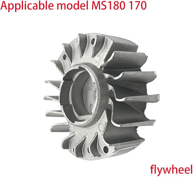 MS170 180 ignition coil flywheel, insulation pad high-voltage cap, suitable for 017 018 MS170 MS180 chainsaw, part number 1130-400-1201 GFJZN (flywheel)