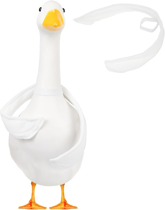 Poseable Goose Wings for Porch Lawn Goose Outfit Accessories Clothing Porch Clothes for Patio Yard Lawn Decor