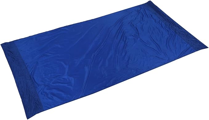 Portable Parachute Camping Hammock, Lightweight Outdoor Hammock with Aluminum Snap Hooks and Storage Bag for Hiking, Travel, and Picnics, 200kg Load Capacity (Blue)