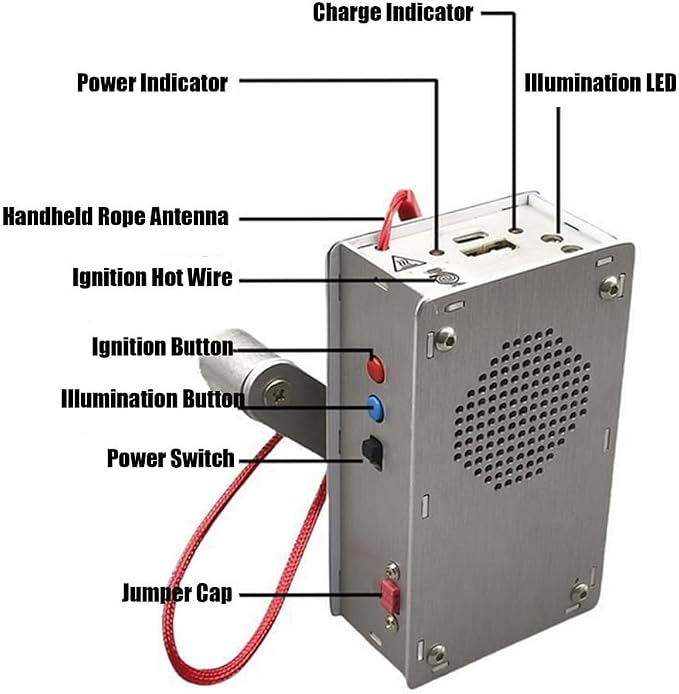 High Power Hand Crank Generator 1000Mah, Mini Portable Emergency Power Supply Safe And Practical Suitable for Leisure Decompression, Sudden Power Outage