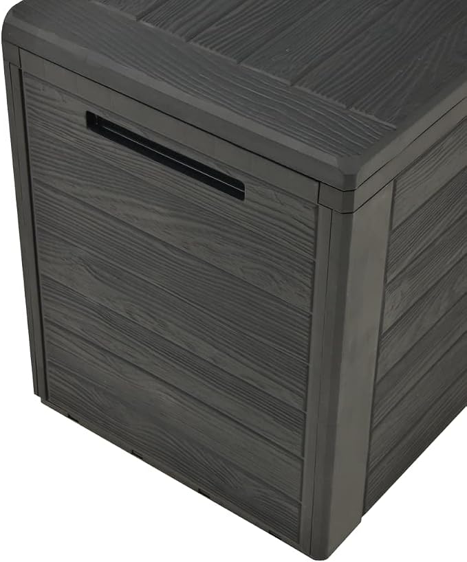 Patio Storage Box, Deck Box Delivery Boxes For Outside Outdoor Storage Box Outdoor Storage Bench Outdoor Furniture Suitable For Gardens Patios Backyard Pool Anthracite 38.7"x17.3"x21.7"