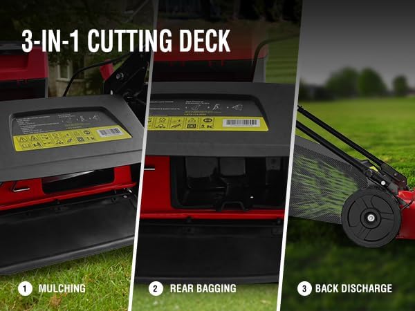 PowerSmart 80V 21in Cordless Push Lawn Mower,Brushless Battery Lawn Mower with 6.0Ah Battery and Charger