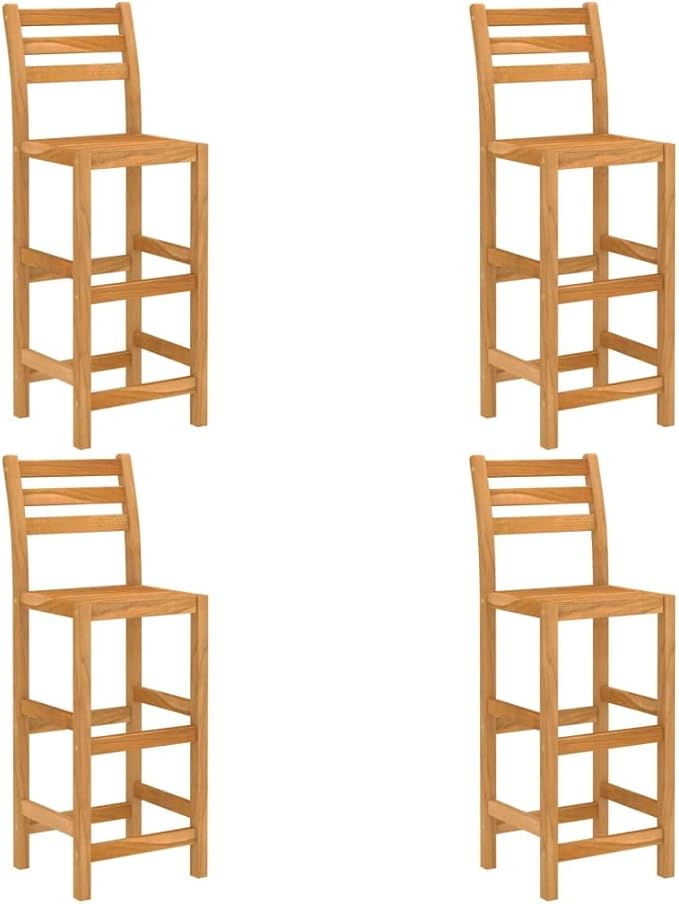 Patio Bar Set,Patio Lounge Set,Outdoor Patio Furniture,Outdoor Chat Conversation Set,for Patio,Backyard,Garden,Outdoor,5 Piece Solid Acacia Wood