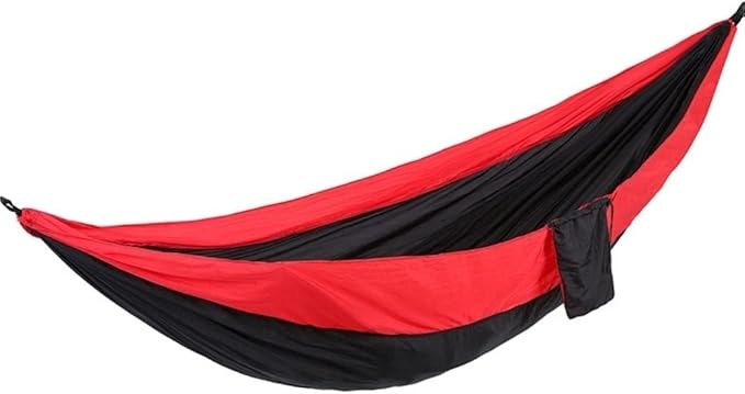 Camping Hammock Bed Camping Hammock Portable Parachute Fabric Garden Outdoor Leisure Sleeping Swing Travel Hanging Bed Hammock Swing (Color : B)