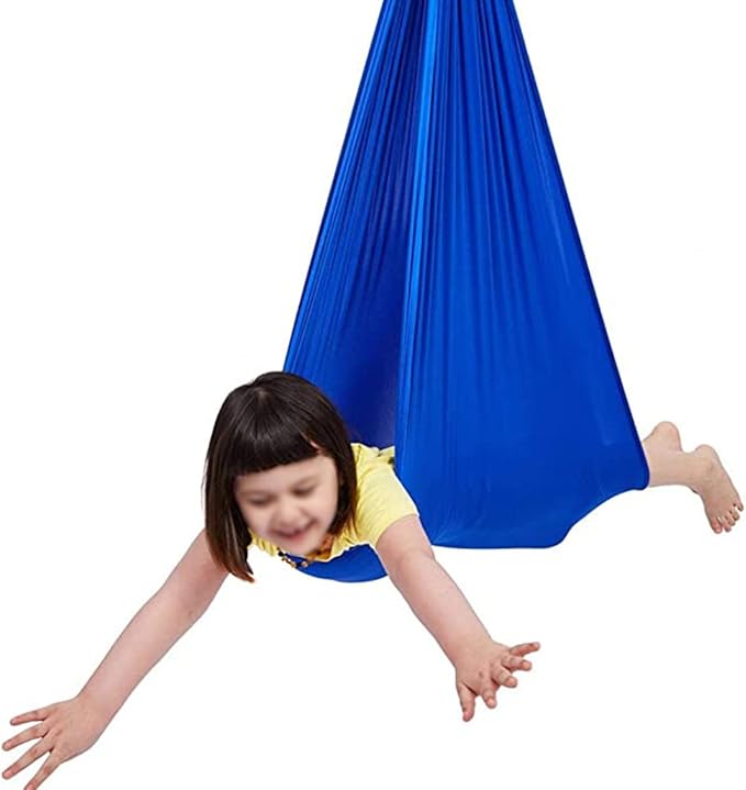 Indoor Therapy Swing Kids Cuddle Hammock with Special Needs Snuggle Swing for Children with Autism, ADHD, Aspergers Ideal for Sensory Integration (Size : 150 * 280CM/59 * 110in)
