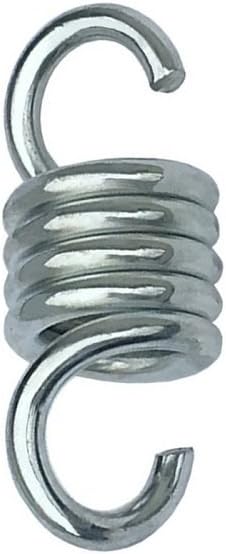 BigTron Hammock Spring, Hardened Galvanized Steel Extension Spring for Hanging Hammock Chairs and Porch Swings, 600lb / 270kg Weight Capacity (2pcs)