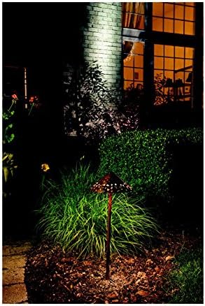 Kichler 15443TZT Lace Path & Spread 1-Light 12V, Textured Tannery Bronze