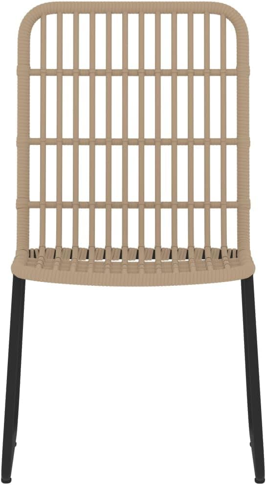 Backyard Furniture Patio Conversation Sets Outdoor Seating 3 Piece Patio Dining Set Oak Suitable for Swimming Pool, Courtyard, Garden