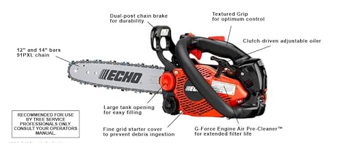 Echo CS-2511T 14" 25.0cc Top-Handle Gas Chainsaw