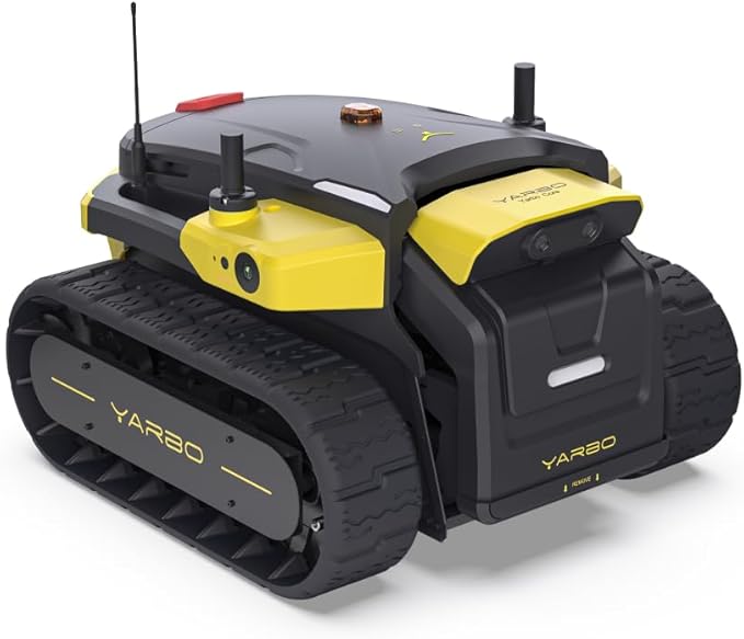 YARBO Core All-Terrain Security Robot - SAM Patrol, Live Cameras, Two-Way Audio, 500lbs Towing + Mowing/Snow/Leaf Modules