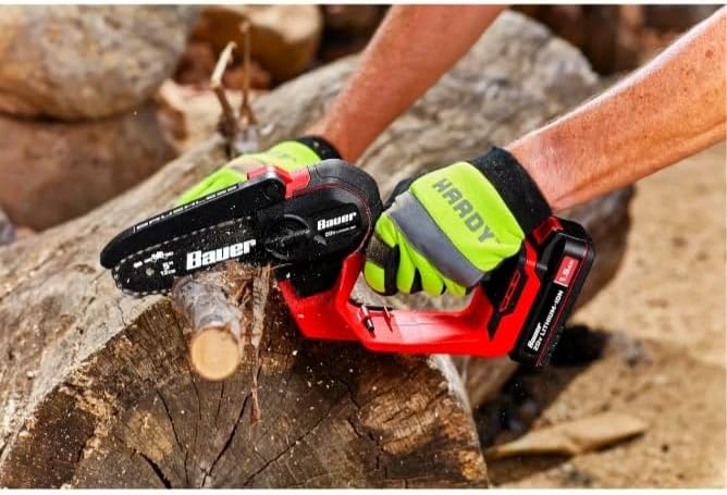 Cordless Pruning Saw –20V, 5 Inch Brushless Chain Saw with Scrench & Scabbard, Lightweight 2.5 Lbs, Cuts Branches Up to 4.75", 162 Cuts Per Charge, ETL Certified, Battery Powered Tree Trimmer