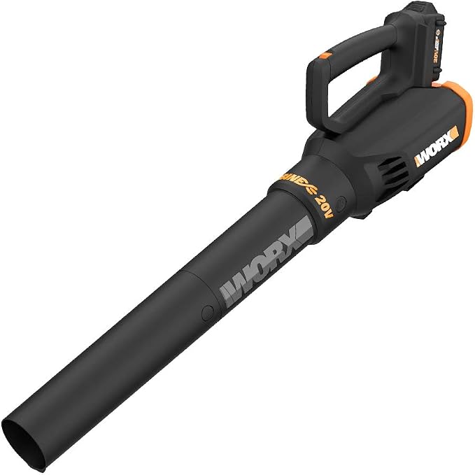 Worx WG743 40V Power Share 4.0Ah 17" Cordless Lawn Mower (Batteries & Charger Included) & 20V Turbine Cordless Two-Speed Leaf Blower Power Share - WG547 (Battery & Charger Included)