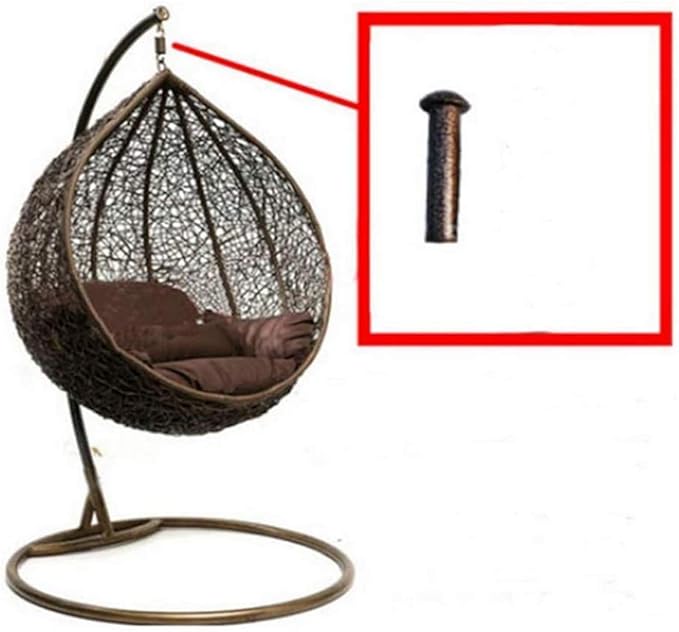 Hammock Chair Ultimate Hanging Kit Hammock Pin Plug for Hanging Basket Chairs Hammock and Porch Swings (Silver)