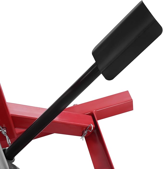 Lawn Mower Lift Jack for Zero Turn Mowers Riding Tractors 500lbs Capacity Hydraulic Lift Table for Maintenance Repair Adjustable Wheel Span, Easy Assembly, for Tractors, Lawnmowers, Atvs, Pushmowers