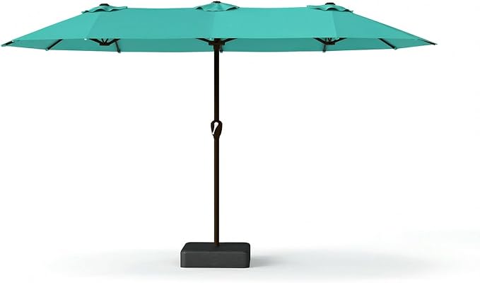 15FT Large Patio Umbrella with Base Included