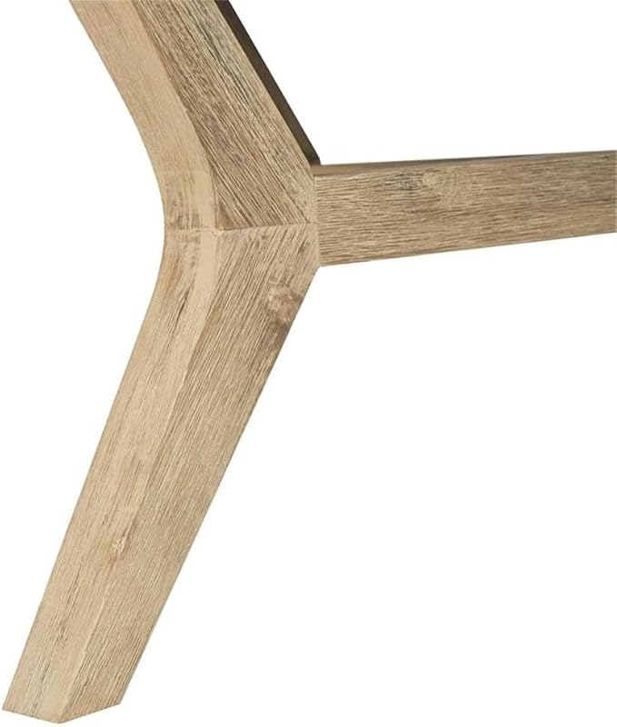 Pemberly Row Round Wood/Concrete Coffee Table, 18.1 in Height, Dark Gray Finish, Weather Resistant, Indoor/Outdoor Use, Sculptural Design, 33.4 in Diameter