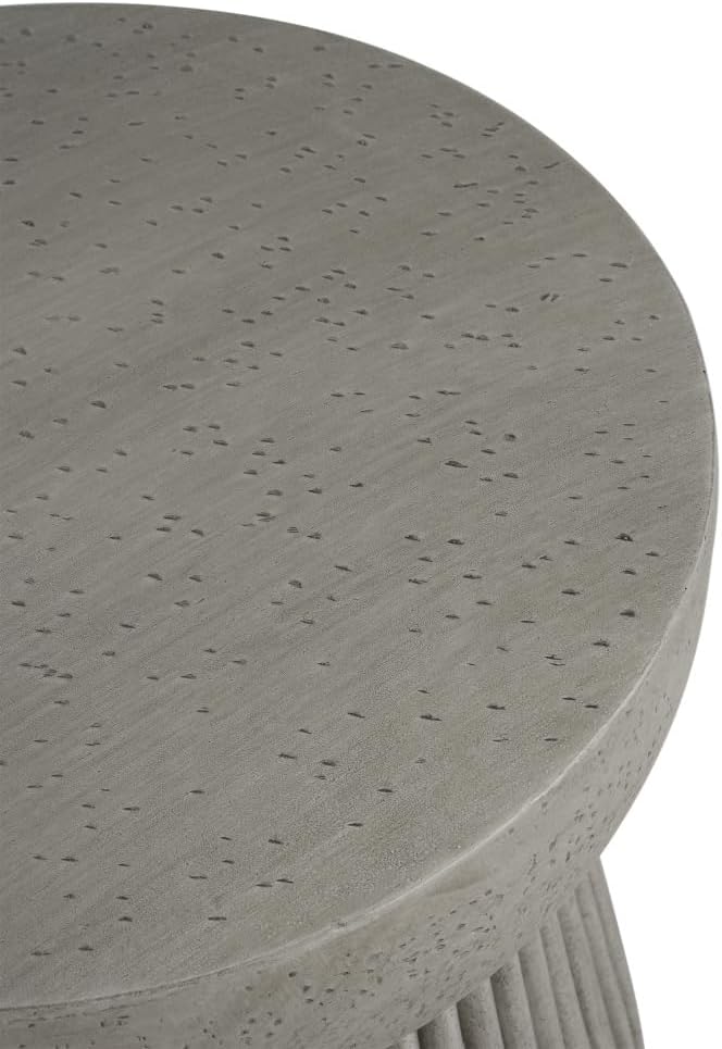 Outdoor Lightweight Concrete Side Table