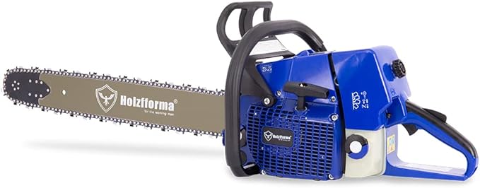 Holzfforma 76.5cc G466 Gasoline Chain Saw Power Head with 3/8" .063" 28Inch 92 Drive Links Guide Bar and Chain Normal Handle Bar