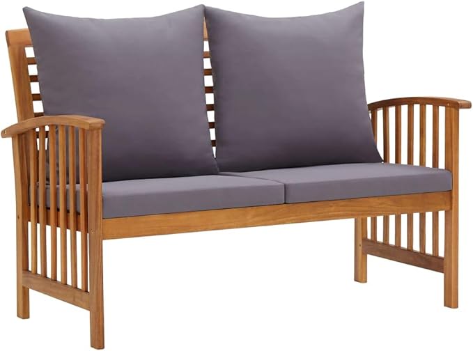 Patio Lounge Set with Cushions,Outdoor Patio Furniture,Outdoor Chat Conversation Set,Garden Furniture Sets,for Patio,Backyard,Garden,3 Piece Solid Acacia Wood