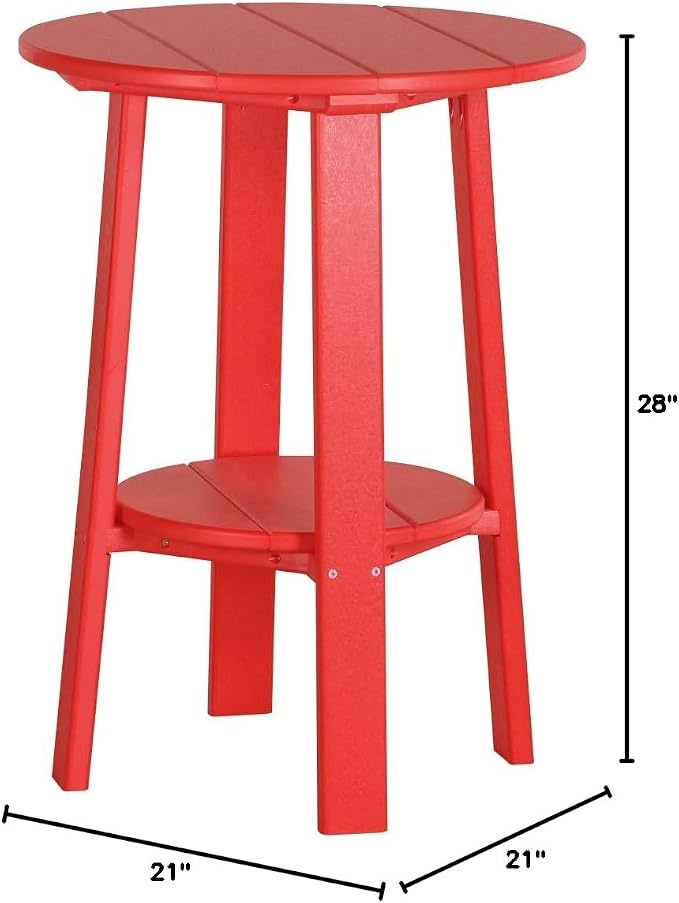 LuxCraft Deluxe End Table 28" Red