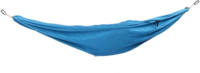 Portable Hammock Swing for Camping Courtyard Corridor Dual Use Hanging Chair Bed, Sturdy and Breathable, to Carry and Store (Peacock Blue)