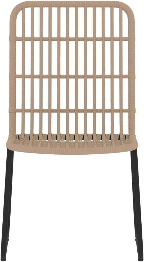 Backyard Furniture Patio Conversation Sets Outdoor Seating 5 Piece Patio Dining Set Oak Suitable for Swimming Pool, Courtyard, Garden