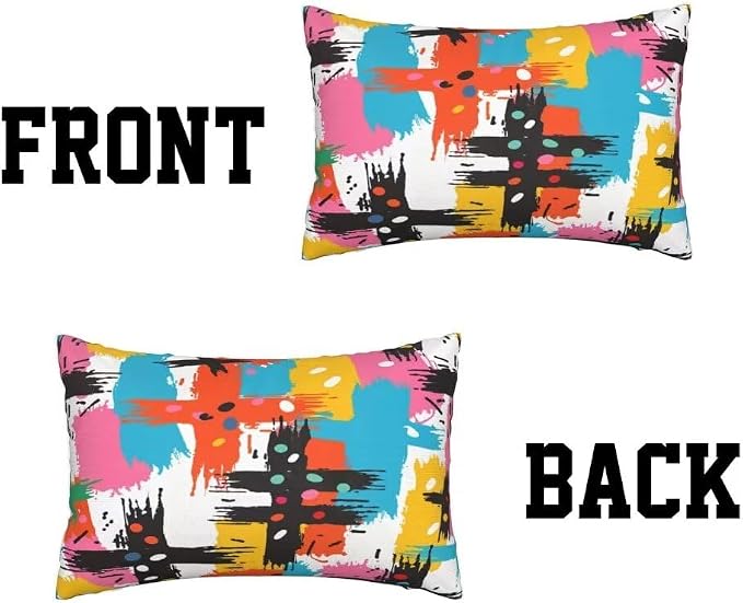 Outdoor Pillows Waterproof Set of 2 Outdoor Pillow Covers 16x24 Inch, Modern Throw Pillows Abstract Pillow Covers, Garden Decorative Pillows Outdoor Pillows for Patio Furniture Car Home Decor -hs288