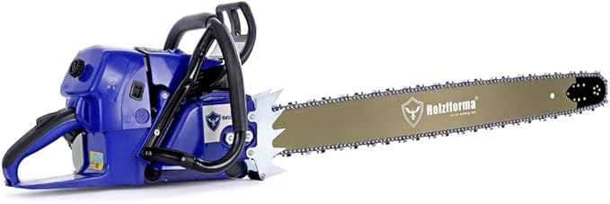 Holzfforma 92CC Blue Thunder G660 Gasoline Chain Saw with 28 Inch 3/8" .063" 92DL Guide Bar and Saw Chain Wrap Around Handle Bar Compatible With MS660 066 Chainsaw