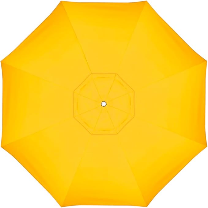 California Umbrella Replacement Canopy Cover in Lemon Olefin Umbrella, 11' Round