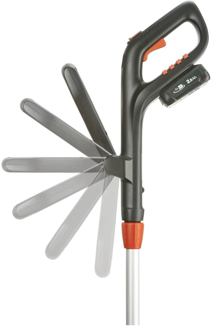 Gardena Battery Trimmer EasyCut 23/18V P4A Without Battery: Lawn Trimmer with 230-mm Cutting Diameter, Adjustable Handle, Plant Guard and Shaft Angle Adjustment (14700-55)