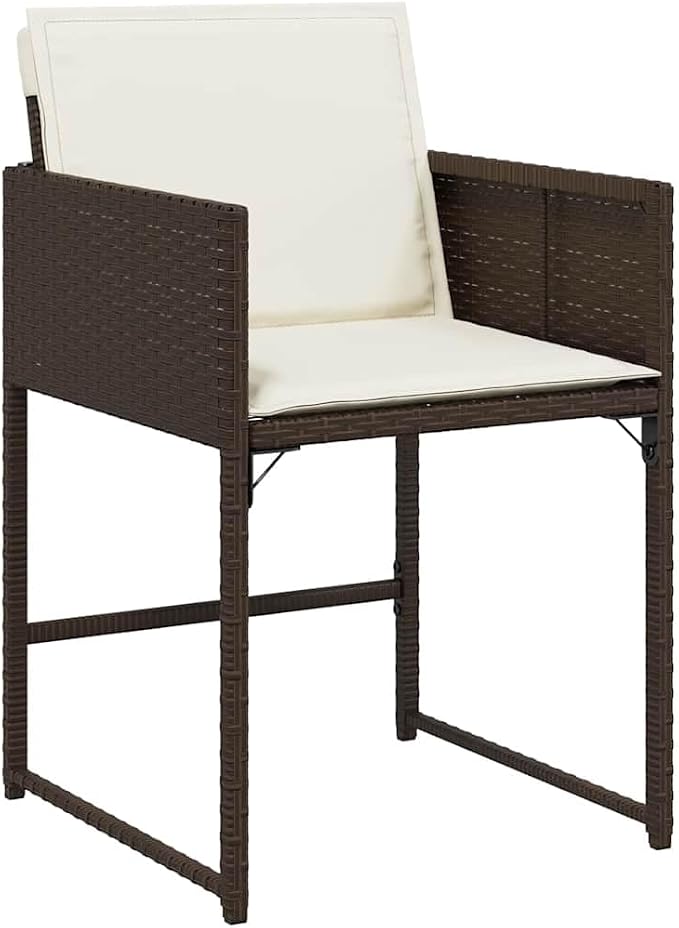 13-Piece Garden Dining Set for 12, Rectangular Synthetic Poly Rattan Outdoor Table and Chairs, Weather-Resistant Furniture for Patio Backyard Brown