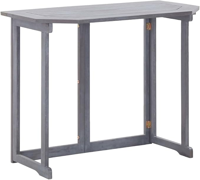 Bistro Set,Outdoor Patio Furniture,Outdoor Chat Conversation Set,Garden Furniture Sets,for Patio,Backyard,Garden,Outdoor,2 Piece Solid Acacia Wood Gray