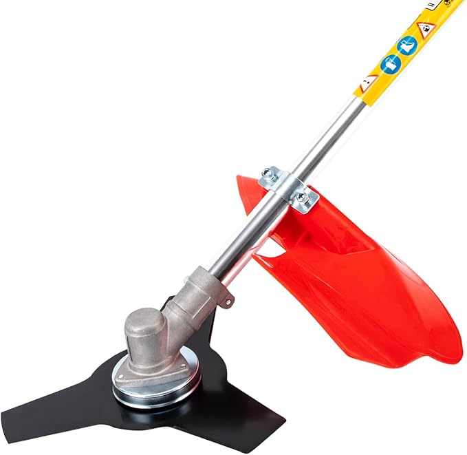 4 in 1 Weed Wacker - 52cc 2-Stroke Multi-Functional Lawn Mower Hedge Trimmer Pruners Gas Powered Brush Cutter, Handheld Weed Eater for Garden and Yard Lawn