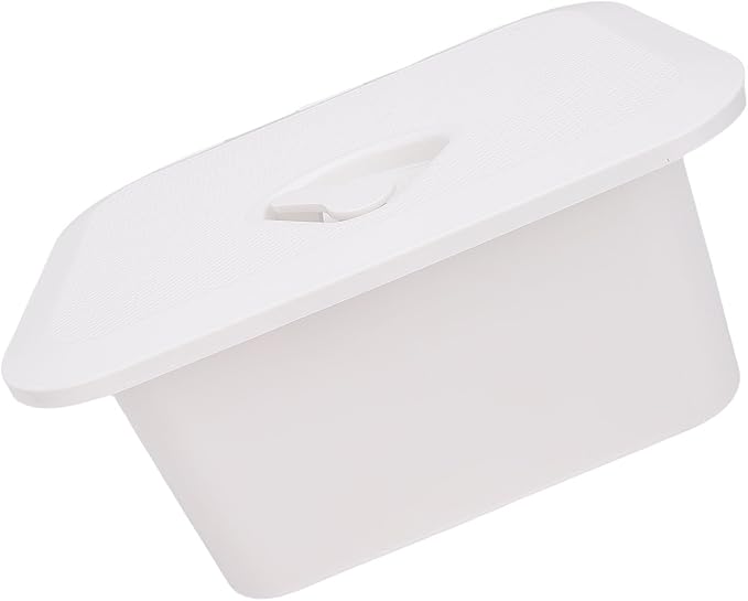 MAVIS LAVEN Marine Boat Storage Box, ABS Lockable Deck Storage Compartment for Yachts and Fishing Boats, 37.5x27x17.5cm, Organized Fishing Gear