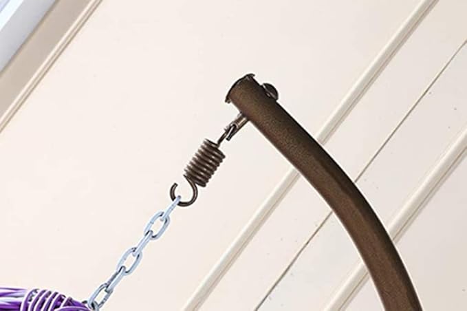Hammock Chair Ultimate Hanging Kit Hammock Pin Plug for Hanging Basket Chairs Hammock and Porch Swings (Silver)
