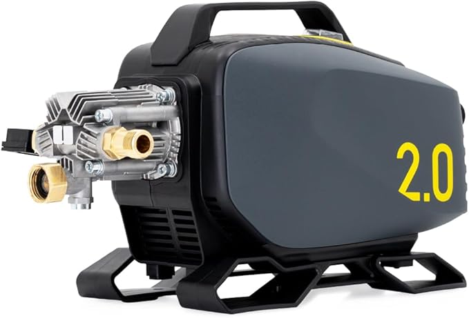 Active 2.0 Electric Pressure Washer (Tool only) – 2.0 GPM high Pressure Washer for DIY at Home car wash, Detailing and Other Cleaning transformations with 1800 Peak PSI