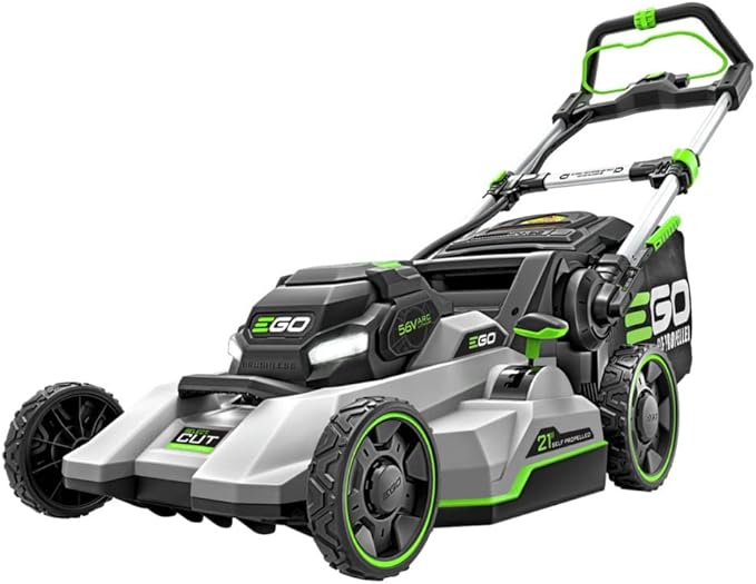 EGO Power+ LM2135SP 21-Inch Select Cut Lawn Mower & LB6504 650 CFM Variable-Speed 56-Volt Lithium-ion Cordless Leaf Blower 5.0Ah Battery and Charger Included