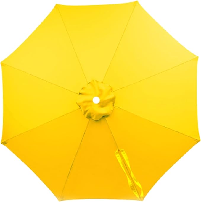 10FT 9FT 8FT Patio Umbrella Replacement Canopy, For 6/8 Ribs Market and Table Umbrella Top, UV Protection,Canopy Only