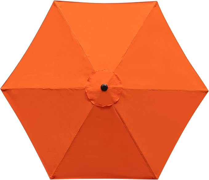 10 Feet Patio Umbrella Replacement Canopy for 6 Ribs, Market Umbrella Top, Yard Table Umbrella Top Cover,Universal Strong and Thick Umbrella Canopy,Canopy Only
