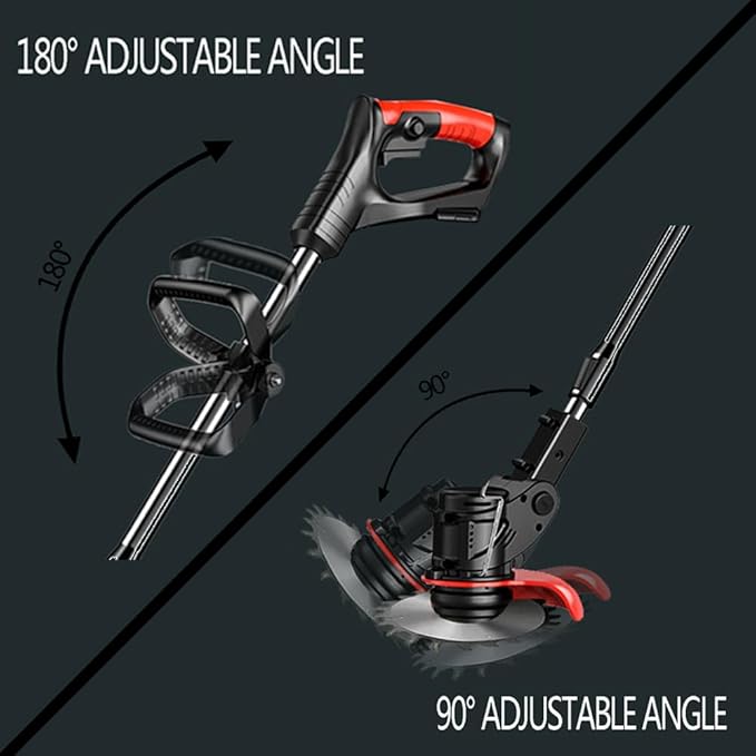 Battery Operated Weed Eater, 21v/2ah Electric Wacker Weed,2.0Ah Li-Ion Battery Rechargeable Wacker Weed Cordless