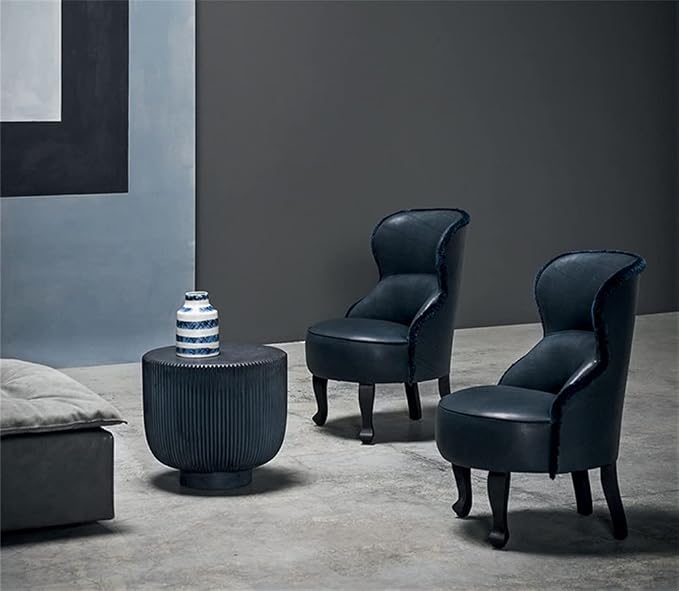 Outdoor Fiberglass Bowl Shape End Table Center Round Coffee Set Living Room Furniture