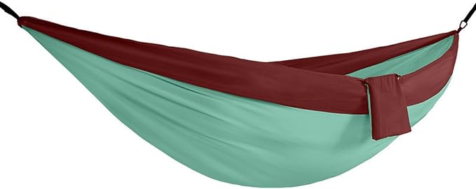 YSUEFIJO Large Travel Hammock, Outdoor Hammock Ideal for Camping and Hiking, Foldable Hanging Hammock for Garden Or Patio, Comfortable Resting Spot, Weight Capacity 300kg