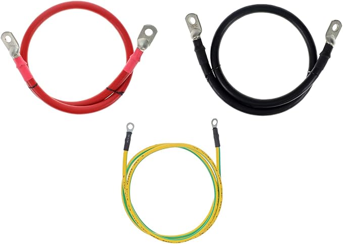 Cummins CMNIKT4 Installation Cable Kit for 4000 Watt and 5000 Watt Inverters 6ft Extension Cables with Ring Terminals