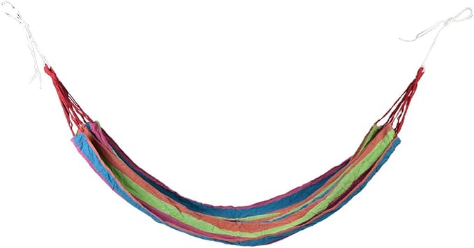 Ruilogod Stripe Pattern Outdoor Camping Rope Swing Bed Tree Hanging Suspended Hammock (id: 0f3 0fc a20 4b7 e70